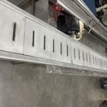 Fabrication of Trench Drains with Removeable Grate